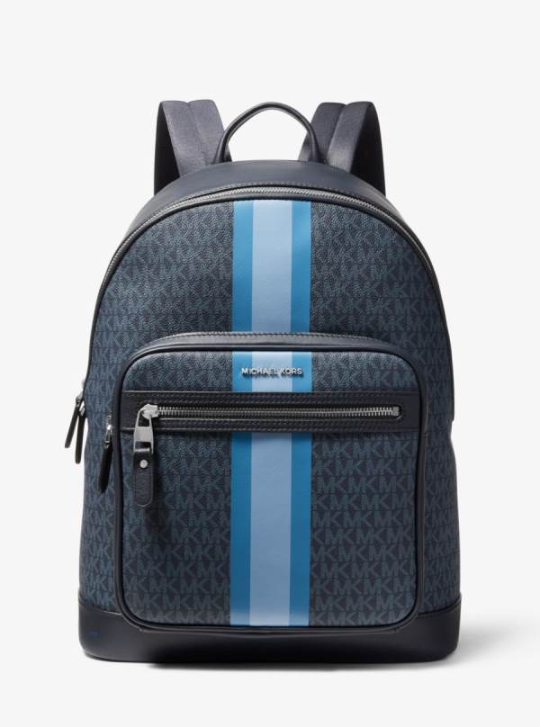 Panske Batohy Michael Kors Hudson Logo Stripe Námornícka Modrá - Tasky Michael Kors Lacne | UHNCW-1689